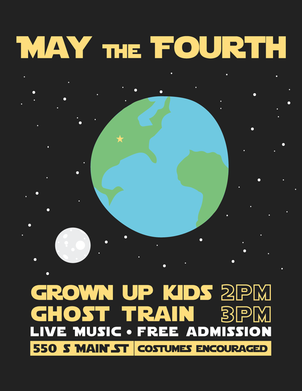 may the fourth concert poster